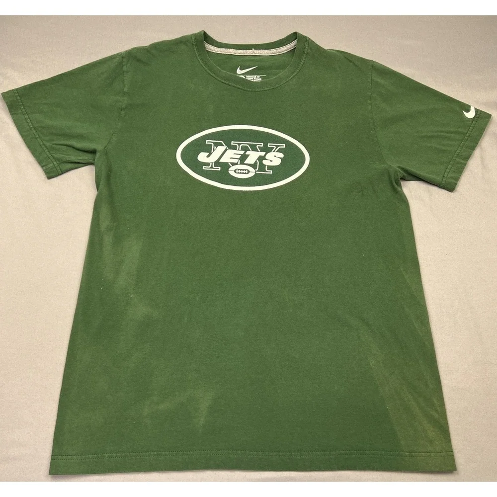 Nike NFL New York Jets Tim Tebow #15 T Shirt Adult Medium Green Regular Fit Tee